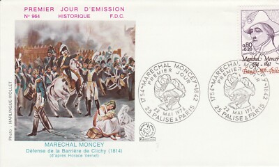 Nr. 964 HISTORIQUE F.D.C. MARECHAL MONCEY