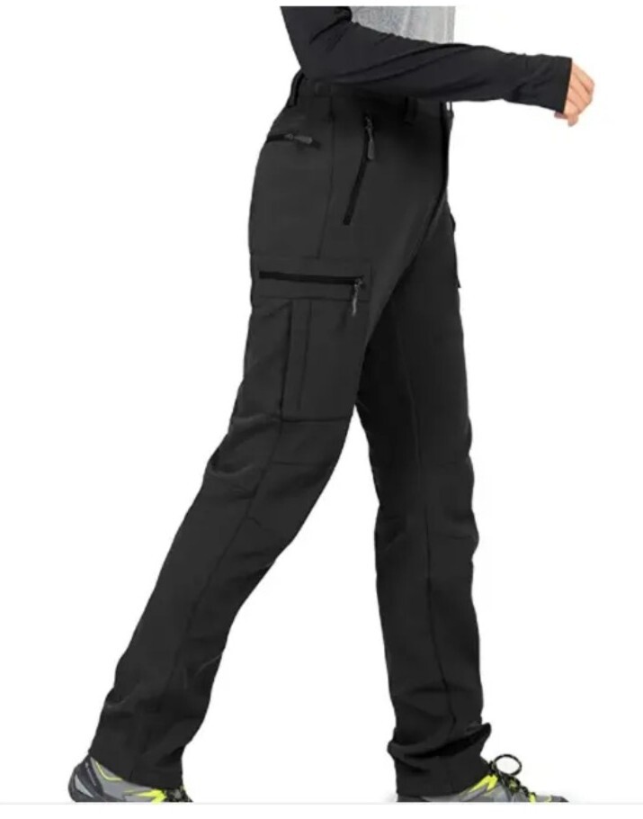 Wespornow Women's Fleece Lined Hiking Pants/Snow-Ski-Pants Water