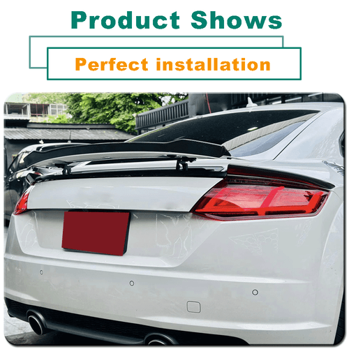 Alerón trasero de carbono para Audi TT TTS TTRS 8S 2014-18 alerón trasero alerón trasero - Imagen 5 de 12