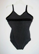 Girls Leos Black Leotard Size Medium EUC  