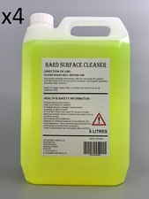 20L HEAVY DUTY HARD SURFACE CLEANER AND DEGREASER FLOORS WALLS KITCHENS 4x 5L