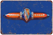 1939 Buick 8 AD Vintage LOOK reproduction METAL SIGN 8 x 12