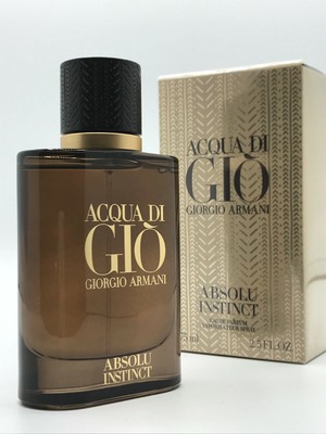 Acqua Di Gio Absolu Instinct By Giorgio Armani Men Perfume Spray 2 5 Oz Sealed Ebay