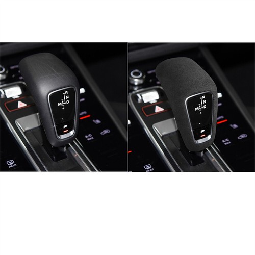 Suede Dark Gray Car Gear Shift Knob Trim For Porsche Cayenne 2018-23 Accessories - Picture 6 of 12