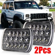Colight 5x7 7x6 Led Headlights For Jeep 84-2001 Cherokee Xj 86-1995 Wrangler 2x