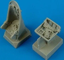 Quickboost 48499  1/48 Ju87B Stuka Seats w/Safety Belts for Hasegawa