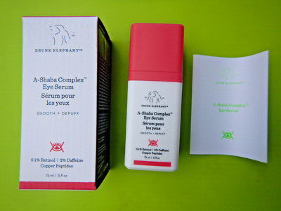 Drunk Elephant A-Shaba Complex Eye Serum Serum 15ml NEU + OVP Retinol Caffeine