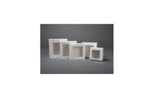 SafePro 10105CW 10x10x5 White Window 1-Pc Lock Corner 100/Bd