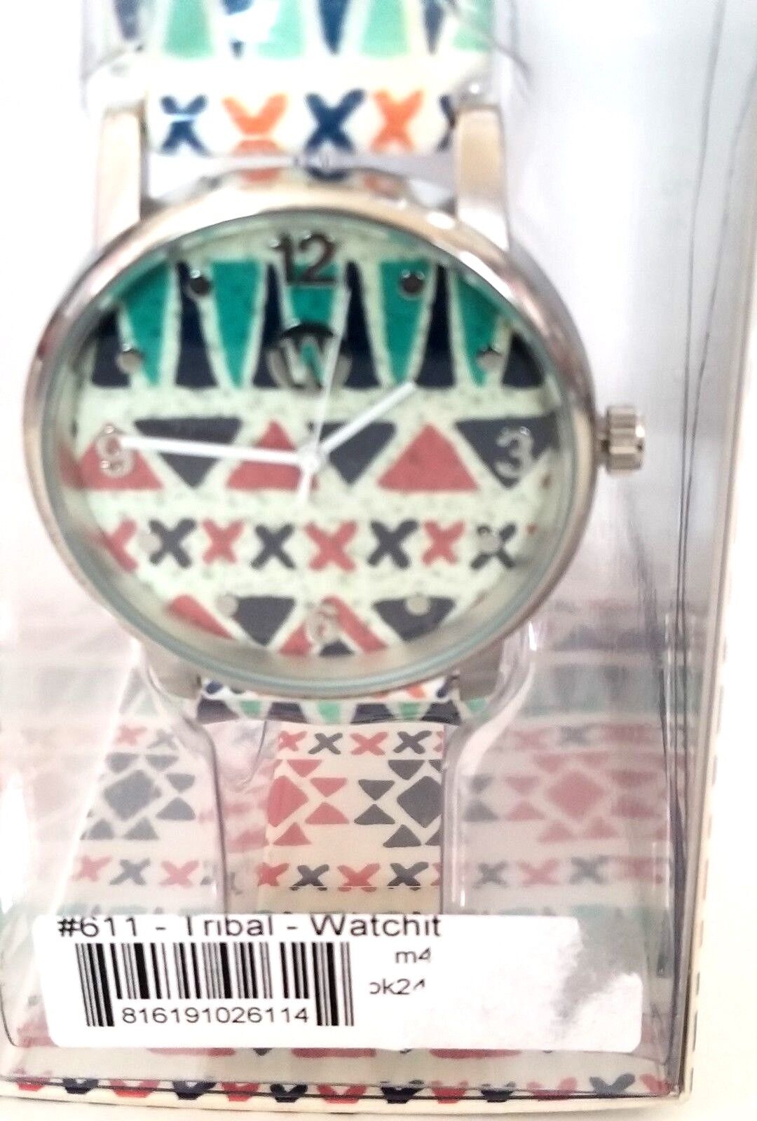 Watchitude Limited Edition Snap Watch - #611 TRIBAL NEW IN BOX SEALED.