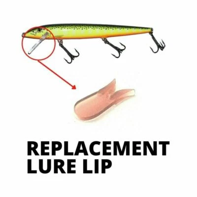 12pk F18 Lure Lip Replacement Rapala Fishing Lure Floater 18 Red Tackle Bait