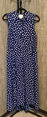 Kate Spade Navy California Dreaming Cloud Dot Sleeveless Midi