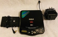 RCA Black Portable Car Disc CD Compact Disk RP-7929A Skip Protection