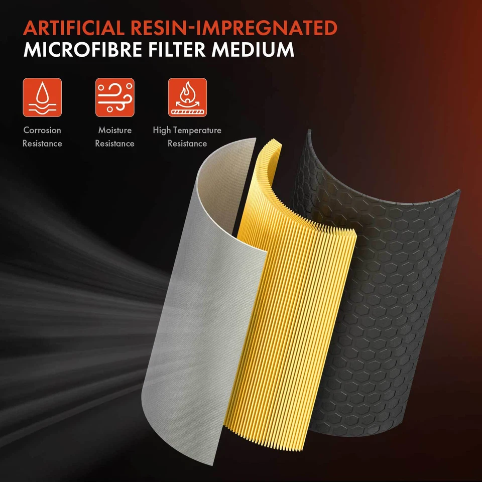 Filtro de aire del motor para Chevy C4500 C5500 Kodiak GMC C5500 Topkick V8 6,6 L 8,1 L Foto 3 de 4