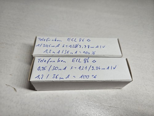 2 x Telefunken ECL86 matched Pair Diamond - Bild 5 von 5