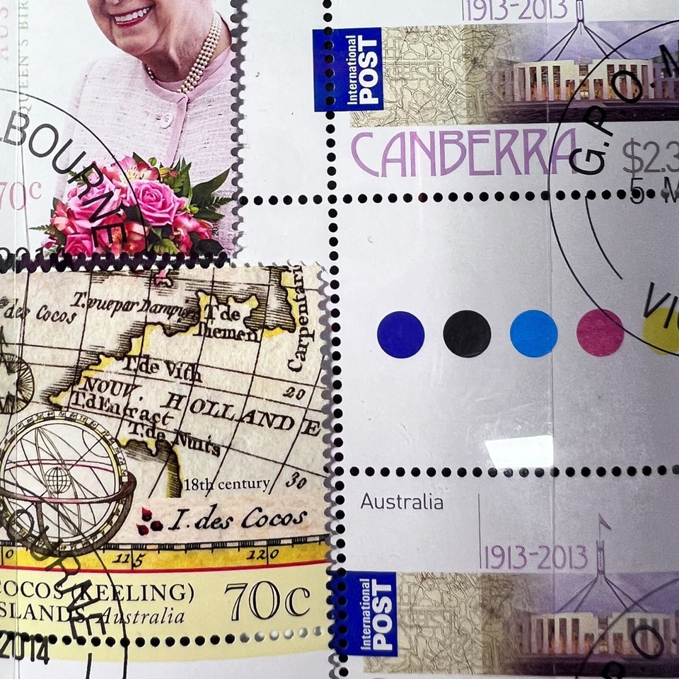 BULK LOT x35 Australia Decimal Stamps MNH Gutter Strips Stamp