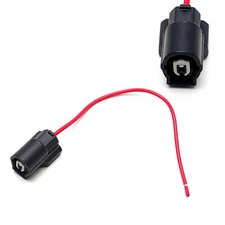 1-Way Connector w/ 6" Wiring For Honda Acura Knock Sensor Switch, AC Compressor