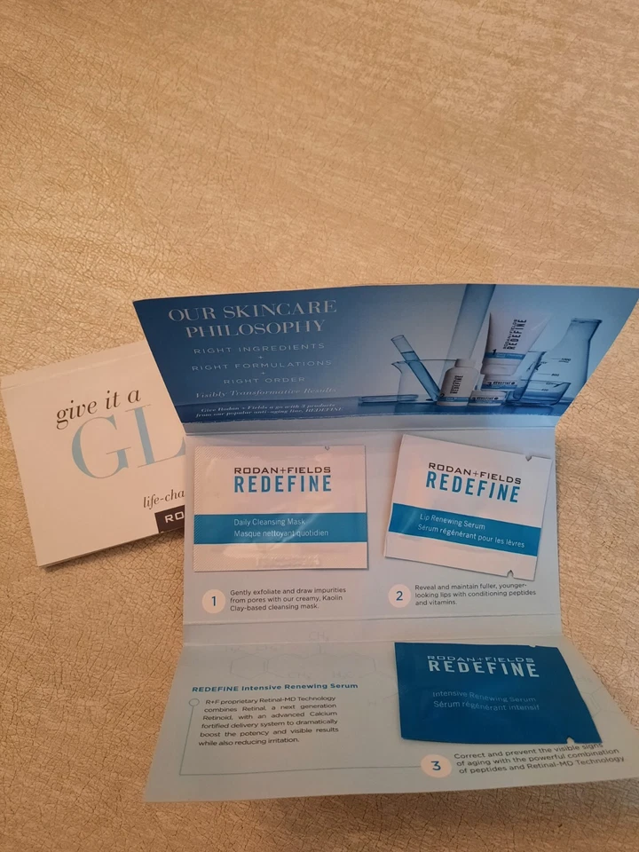 Rodan + Fields Give It a Glow  Sample/Travel Pack - Image 2 of 2