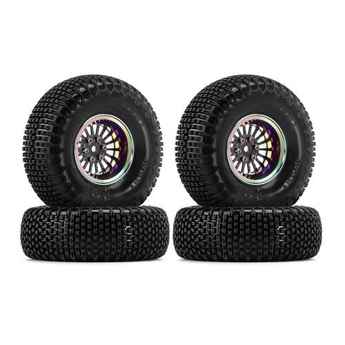 INJORA Carbon Fiber Aluminum Beadlock 1.3 Wheels and Tires for 1/18 1/24 RC Car - Picture 10 of 12