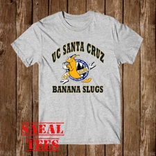 UC Santa Cruz Banana Slugs Men's Grey Size S-5XL