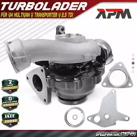 Turbolader Abgasturbolader für VW Multivan V Transporter V 2.5 TDI 2003-2009