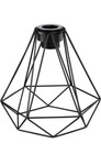 Bed Bath & Beyond 2.25 in. Lip Fitter Metal Wire Cage Pendant Shade 3S21003-BK