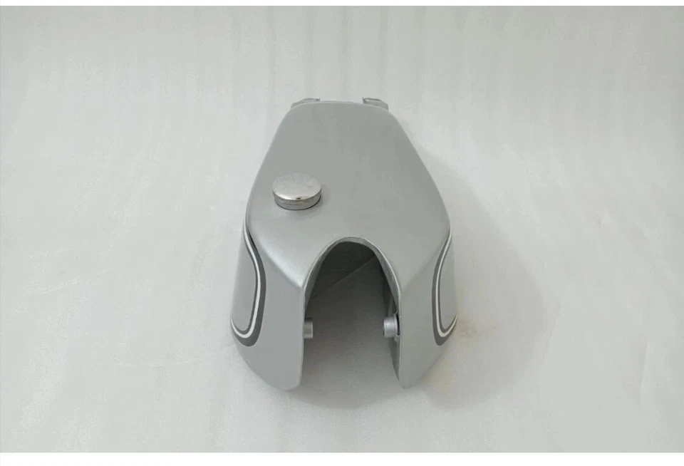 Ajuste para Yamaha 250 DT DT250 Enduro alumínio prata tanque de gasolina 1977-1979 - Imagem 4 de 4