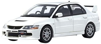 Kyosho Ksr43111 W 1:43 Mitsubishi Lancer Evolution IX MR White Model New