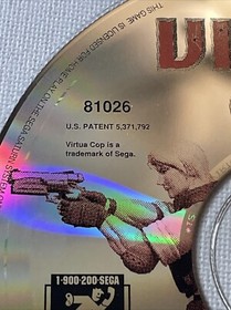 Sega Saturn Exclusive Virtua Cop - Not For Resale Untested