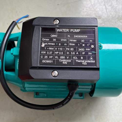 110V Clear Water Pump Electric Centrifugal Water Pump 8GPM 3bar Farm Pool Garde - Picture 3 of 14