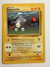 Pokemon Card Base Set Italian Magnemite 53/102. Vintage. WoTC