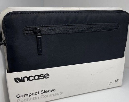Incase Compact Laptop Black Sleeve with Nylon Cover for MacBook/iPad/Tablet 12" - Picture 2 of 13