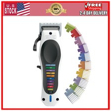 Wahl Color Pro Cordless Hair Clipper USB Rechargeable Haircutting Kit 3025769