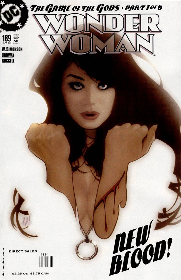 WONDER WOMAN lot of 3 vintage DC comic books includes ORIGIN & BONDAGE COVER ART - Image 3 of 4