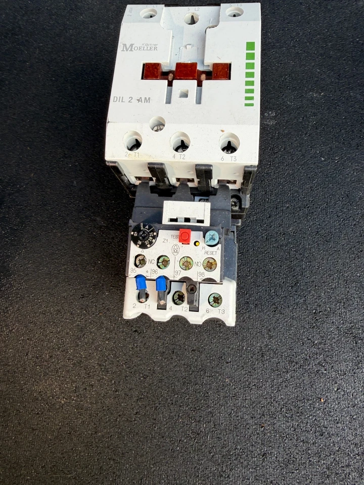 MOELLER DIL-2AM ON BLOCK w/ Z1-40 DIL2AM AC 115V CONTACTOR * Marine * Warranty - Image 2 of 4