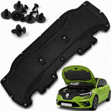 Tapis d’Isolation Acoustique Moteur Renault Megane IV 2016-2024 Neuf avec Clips