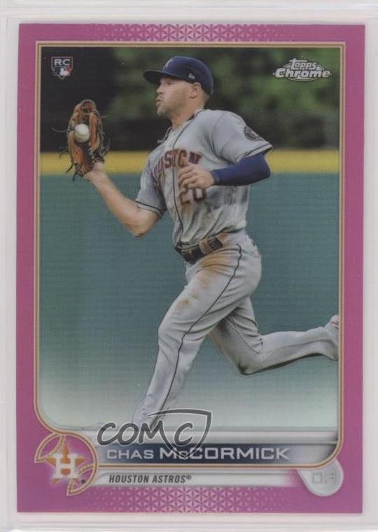 2022 Topps Chrome Pink Refractor Chas McCormick #43 2k3