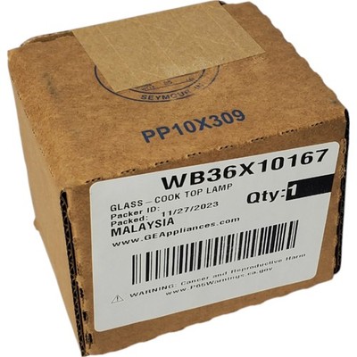 HAIER GLASS-COOK TOP LAMP WB36X10167 NEW OEM WB36X10167