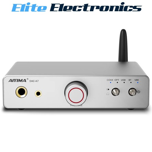 AIYIMA DAC-A7 Bluetooth 5.4 DAC Desktop Headphone Amplifier (Silver)