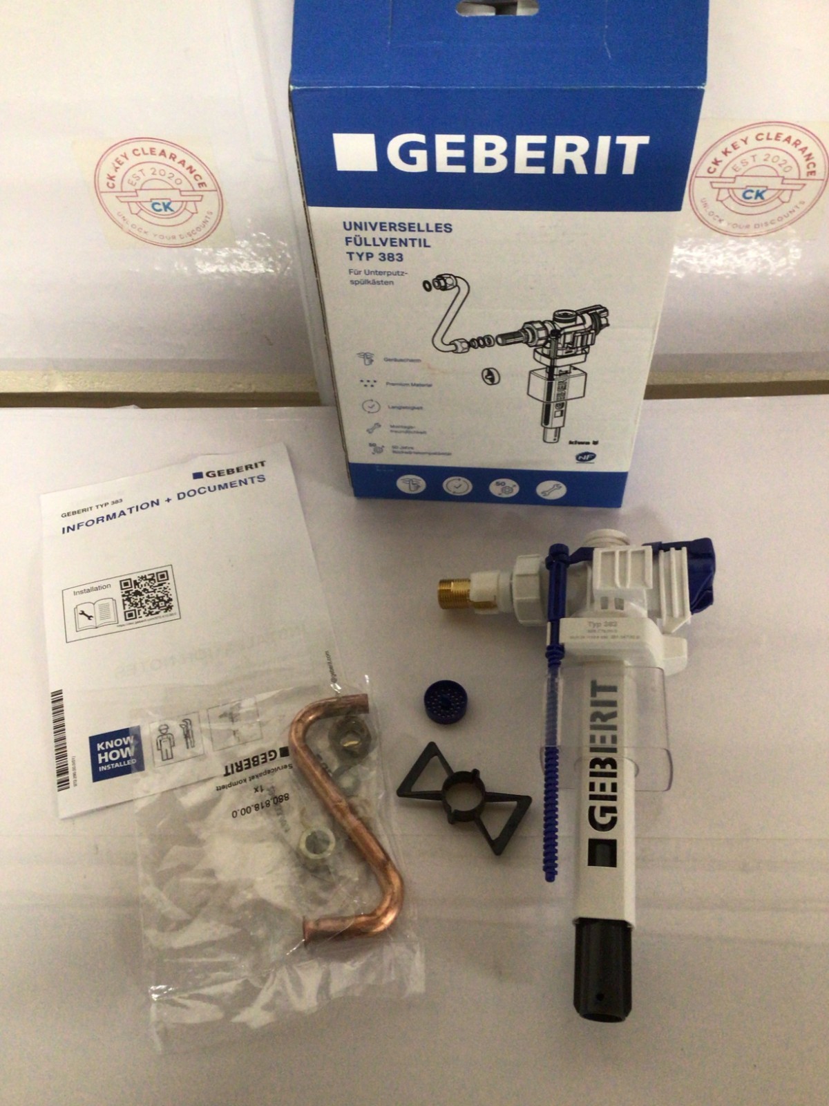 Geberit 240.700.00.5 Füllventil Typ 383 Filling Valve
