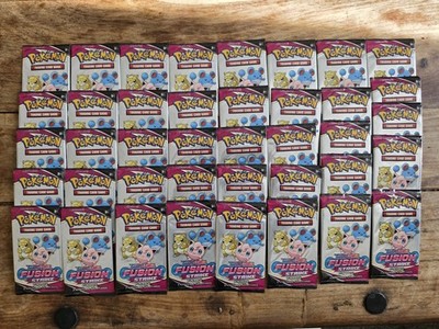 40x Pokemon TCG Schwert & Schild Fusion Strike Promo 3 Karten Fun Pack