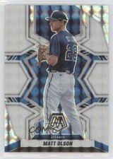 2022 Panini Mosaic White Mosaic Prizm 13/25 Matt Olson #73 0rd2