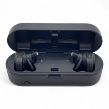 audio-technica Sound Reality ATH-CKR7TW BK Black Earbuds 2803 Tested & Works