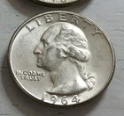 1964-D XF 90% Silver Washington Quarter