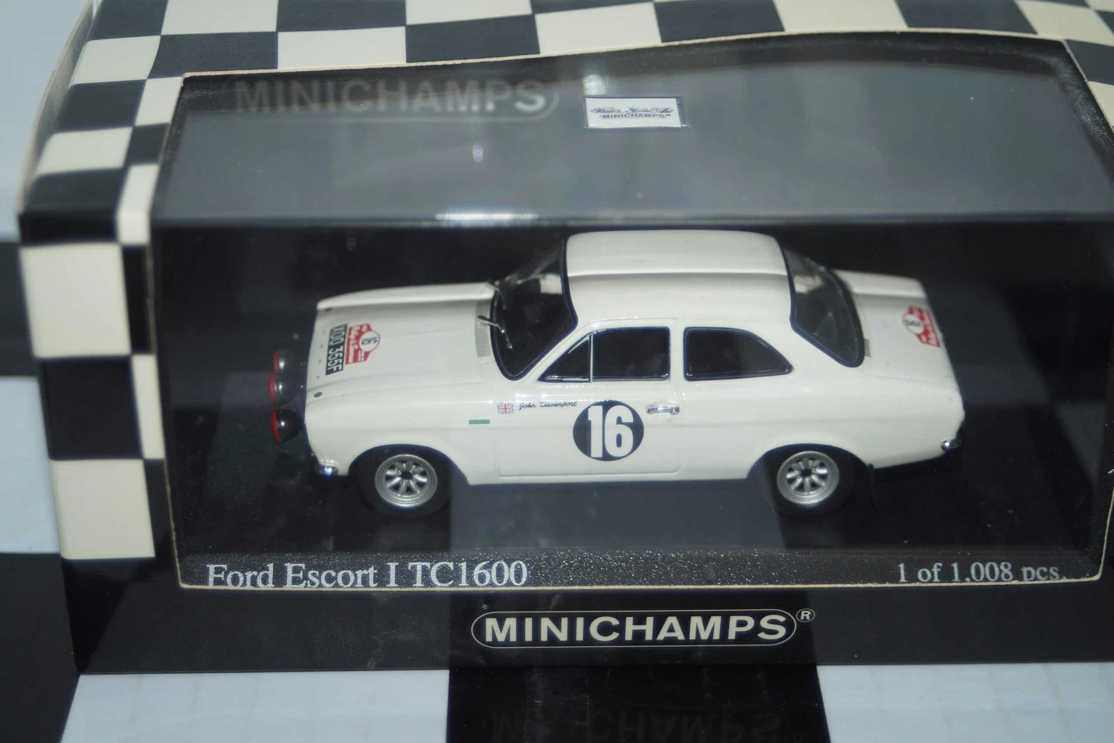 Minichamps Ford Escort MK1 RS 1600 #16 San Remo Rally 1968 Andersson 400 6881...