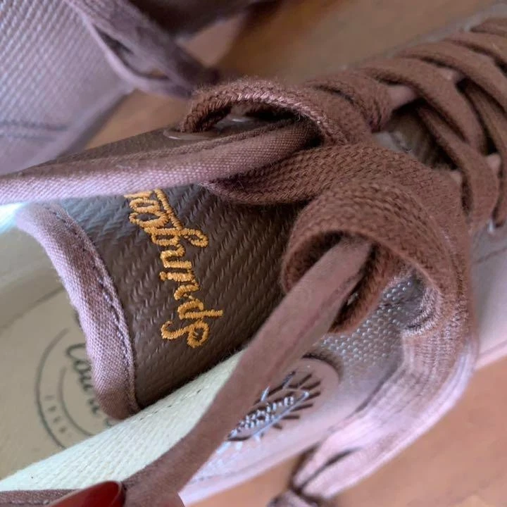 Zapatillas de Corte de Primavera Zapatos Marrón Corte Alto Talla Para Mujer 38 US7-7.5 Sin Caja NUEVO Foto 3 de 4