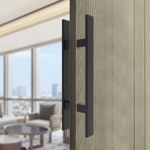 Stainless Steel Double Sided Push Pull Door Handle, H-shaped Door Pull Handle - Picture 10 of 16