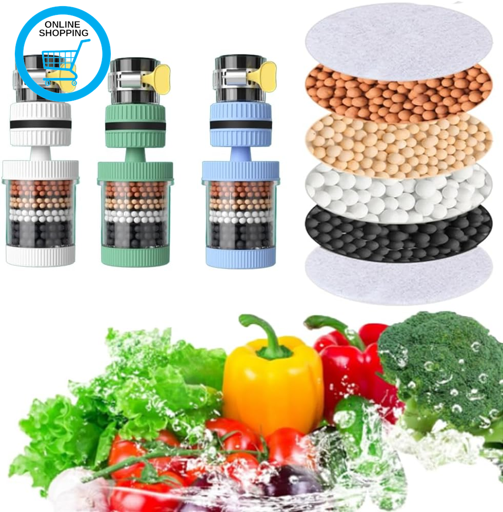 Faucet Tap Water Filter Activated Carbon Clean Purifier Cartridge Water Tap Kitc
