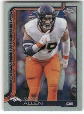 2025 Topps Chrome Football Zach Dezenzo #95 Refractor