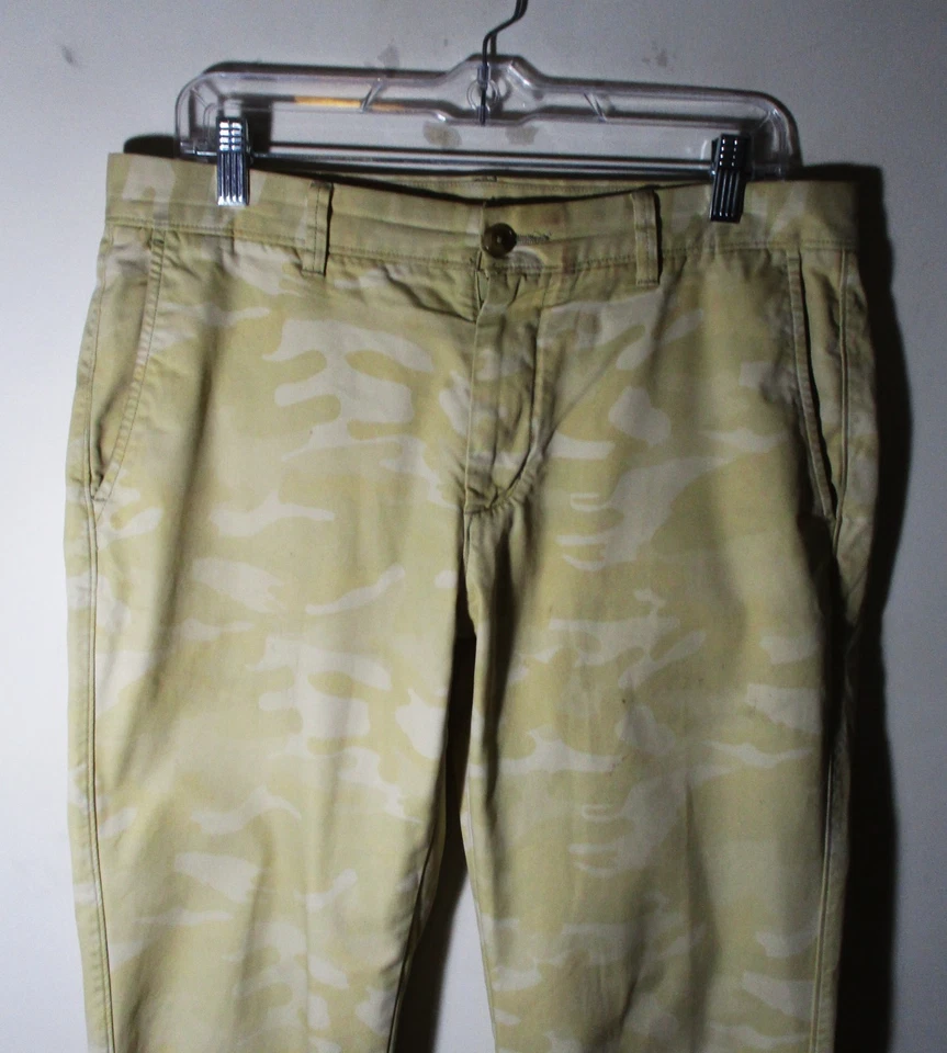 Pantalones chinos FOSSIL color tostado camuflaje "Fletcher ajuste moderno" para hombre talla 32X32 Foto 2 de 4