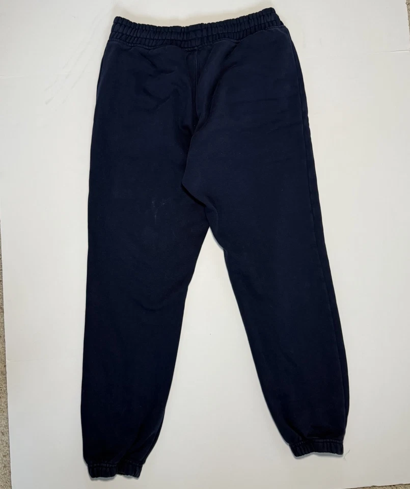 Pantalones deportivos Adidas Trefoil Essentials para hombre azul marino excelente estado talla M Foto 4 de 4